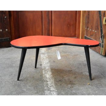 Table tripode formica rouge