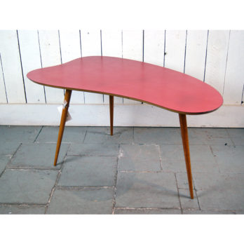 Grande table tripode (rouge)