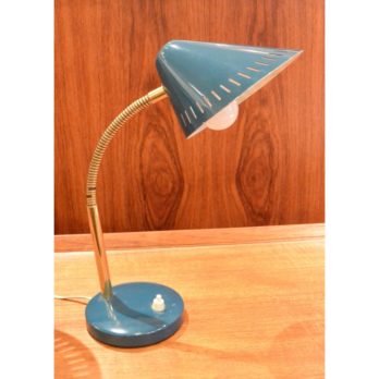 Petite lampe 50’s bleu-vert 